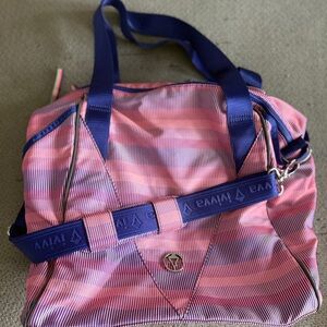 Ivivva by Lululemon Vibrant Pink and Navy Travel Bag gym bag
